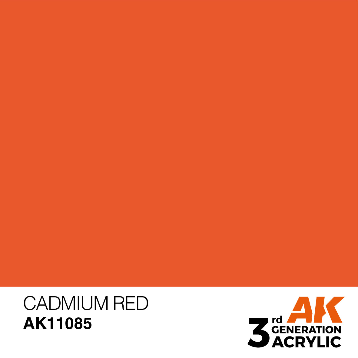 Cadmium Red 3G Acrylic Paint 17ml Bottle