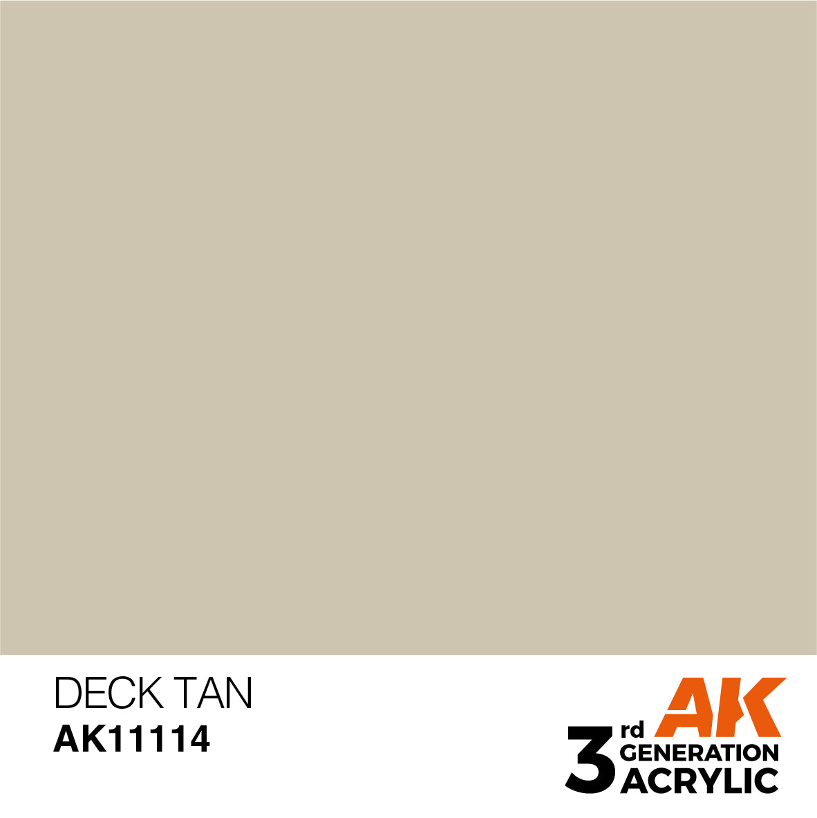 Deck Tan 3G Acrylic Paint 17ml Bottle